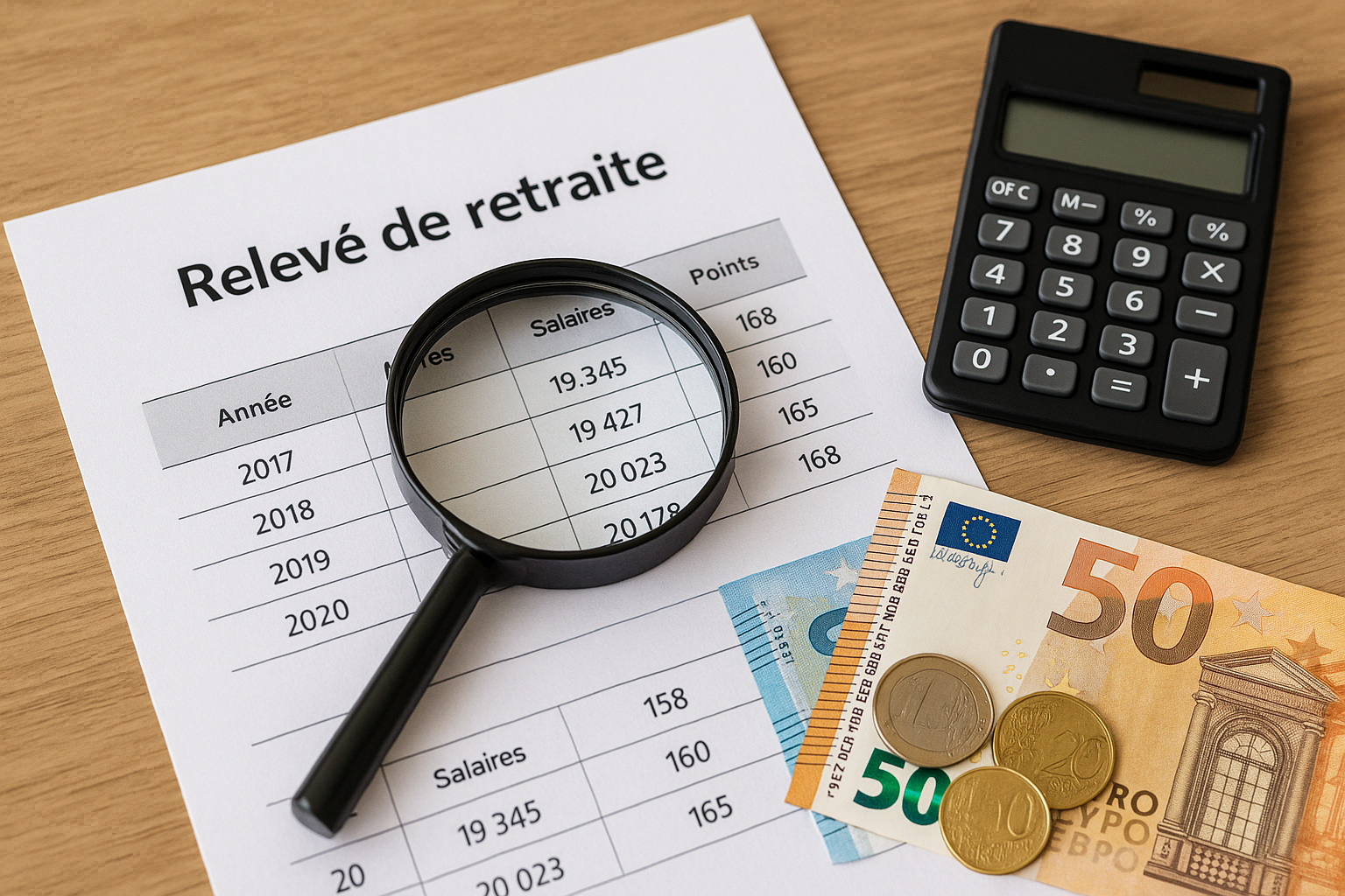 erreur sur votre retraite